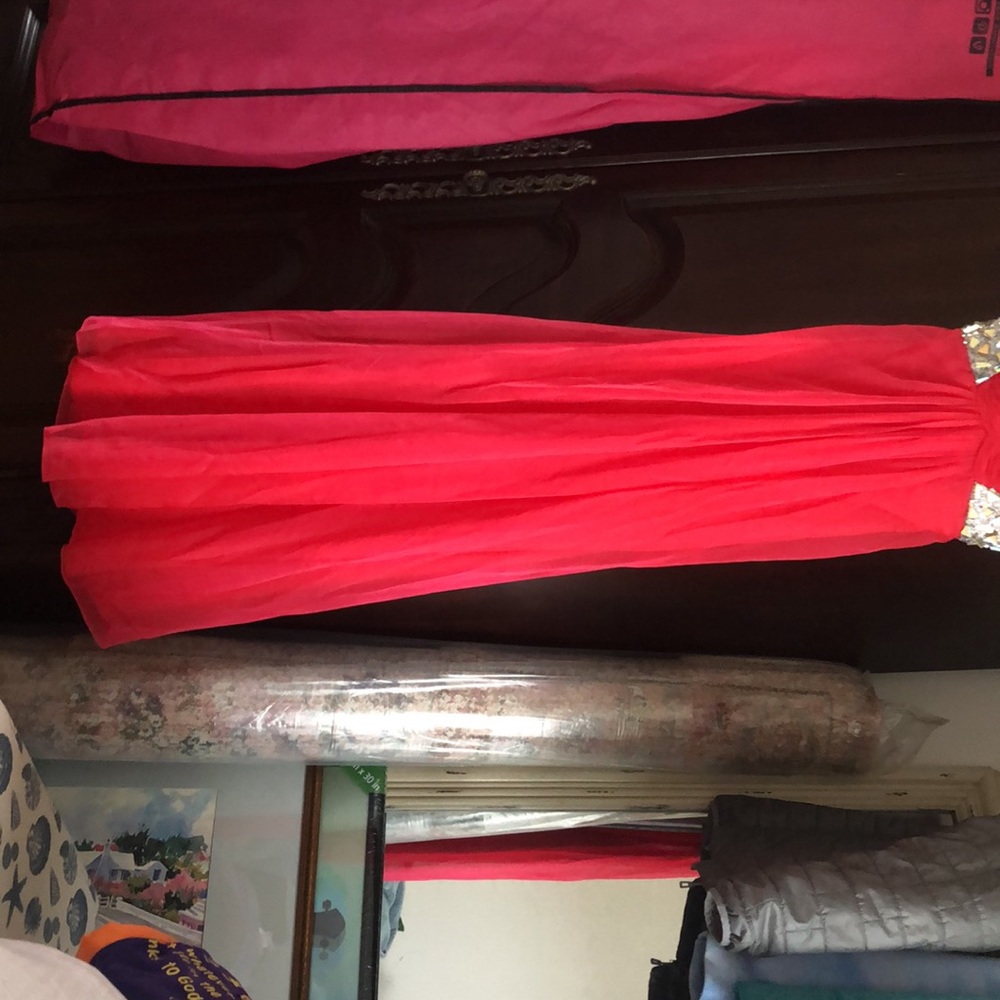 Hot pink prom/formal/homecoming dress - Picture 2 of 6